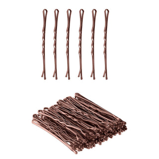 Brown Bobby Pins - 60 Pack