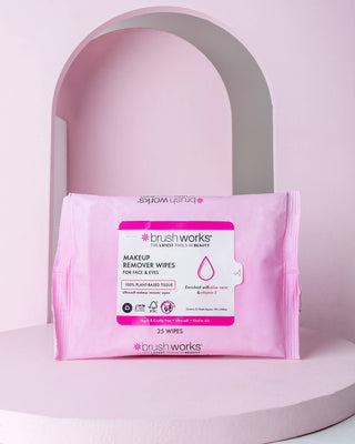 Brushworks Makeup Remover Wipes - 25 Sheets