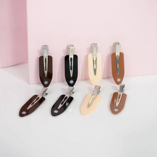 Brushworks Nude No Crease Hair Clips (Pack of 8)