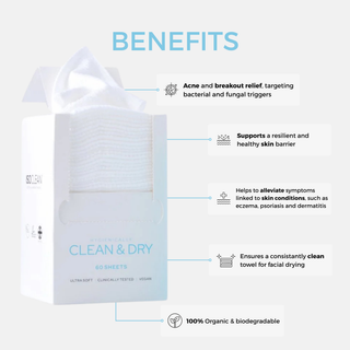 ISOCLEAN Cotton Cleansing Towels (60 Sheets)