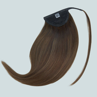 The Green Pony Ponytail Brunette 21”
