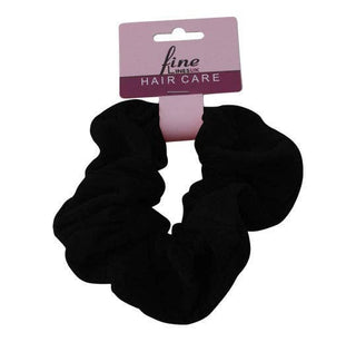 Velvet Ponytail Scrunchie – Black