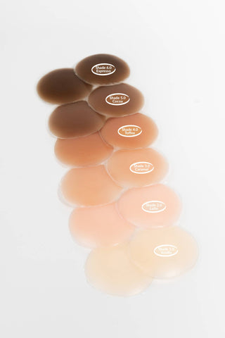 Brushworks Reusable Silicone Nipple Covers Shade 5.0 - Cocoa
