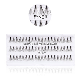 Ultra Thick Individual Eyelash Extensions - Medium (10mm)