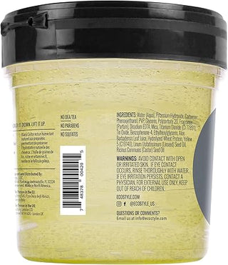 Ecostyle Black Castor & Flaxseed Oil Styling Gel 8oz